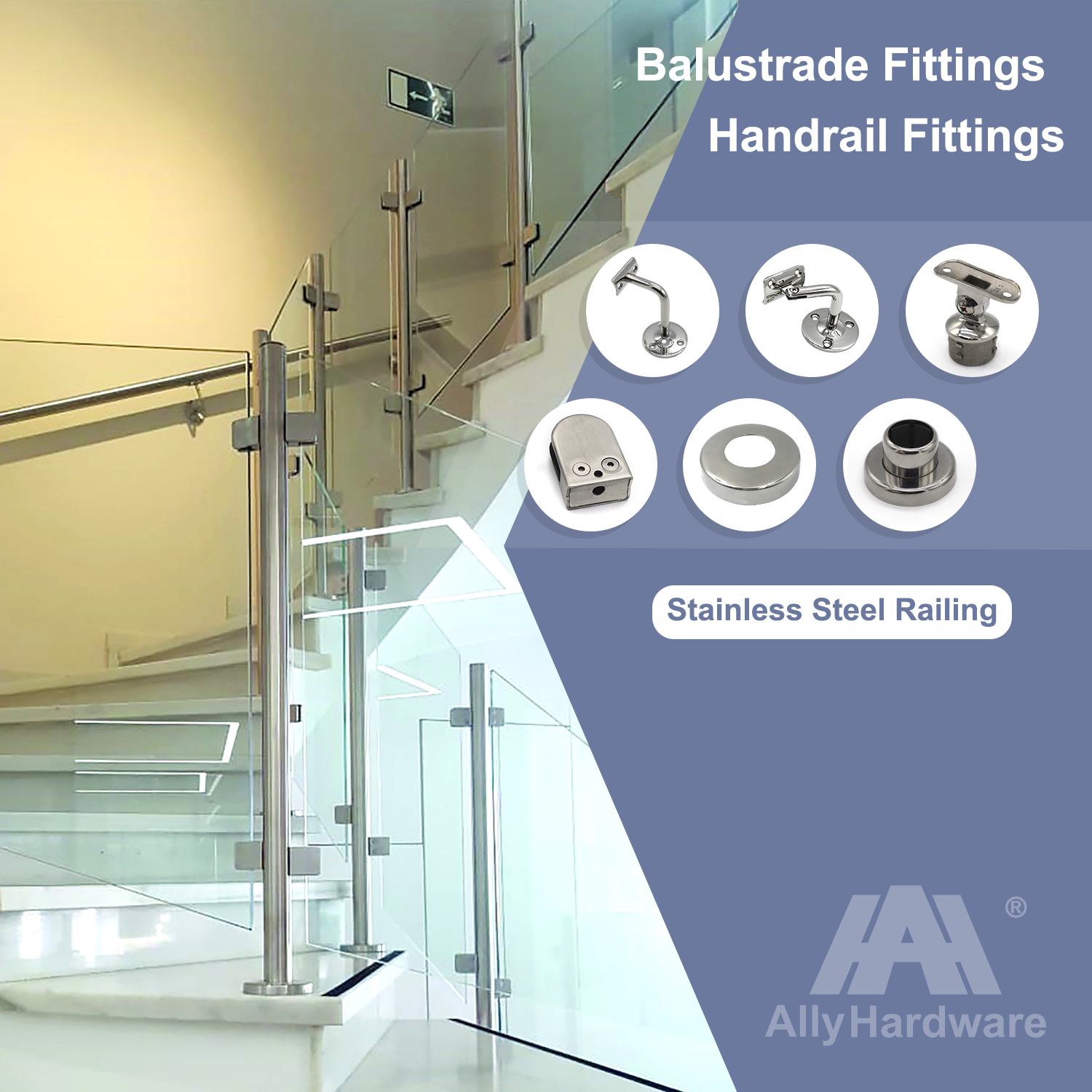 Fence Posts in Glass Balustrade Accessories