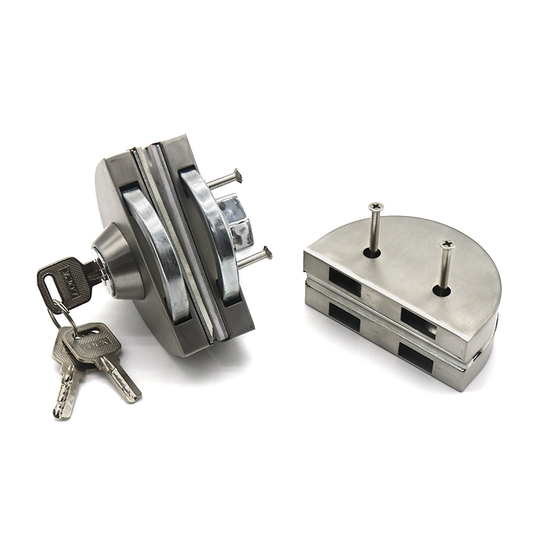 Stainless Steel Glass Door Lock for Wooden Door