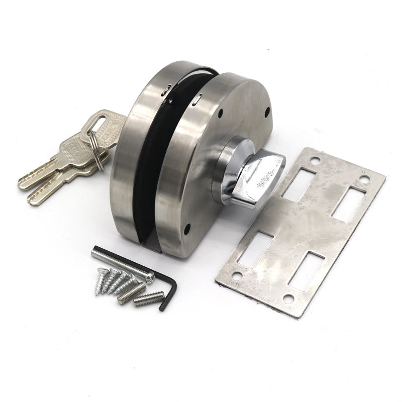 6mm Glass Door Lock Single Side with Knob