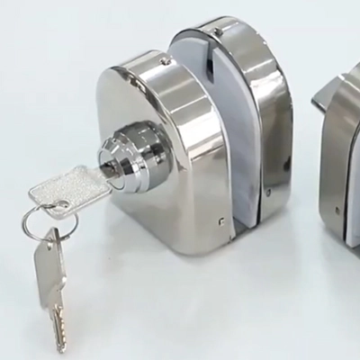 Stainless Steel Single Or Double Glass Door Lock