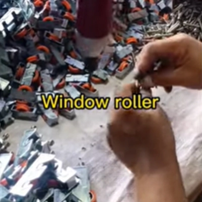 Factory Price Aluminum Door Roller P-65 P60 Sliding Adjustable Rollers Wheels In China